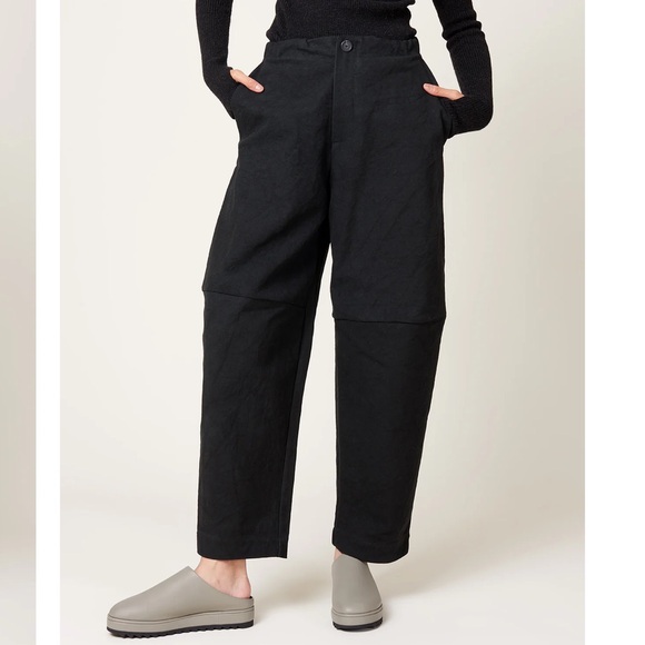 Lauren Monoogian Canvas Pants in Black - Picture 4 of 6